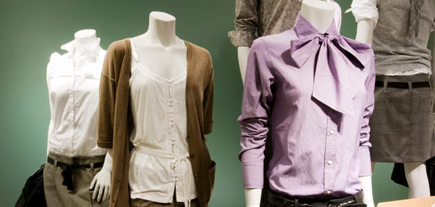 v�tements sur mannequins